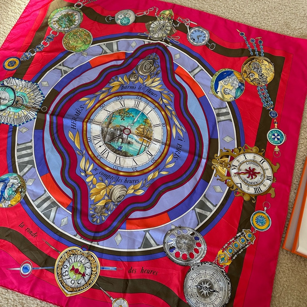 Hermes silk scarf RARE gorgeous